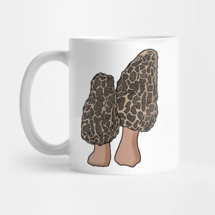 Pair of Morel mushrooms Mug